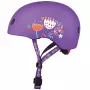 Захисний шолом Micro Розмір M 52-56 см фіолетовий з квітами (AC2138BX)
